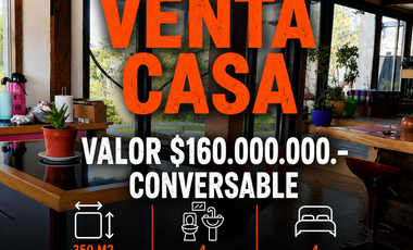 VENTA CASA EN TERRENO DE 1800 METROS CUADRADOS