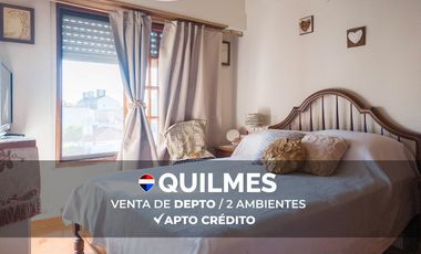 VENTA DPTO 2 AMB QUILMES APTO CREDITO