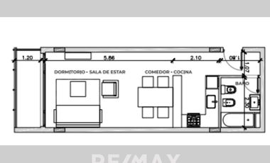 Venta Monoambiente en Pozo, Edificio SM 442, Cipo