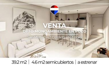 Venta Monoambiente en Pozo, Edificio SM 442, Cipo