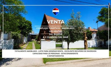 VENTA COMPLEJO TURISTICO EN LAS GRUTAS - AMOBLADO