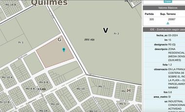 Predio comercial - 33.731 m2 terreno - 4800 m2 cub.- Quilmes