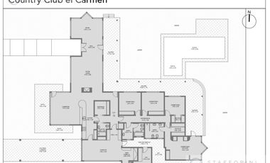CASA EN 2 LOTES EN COUNTRY CLUB EL CARMEN