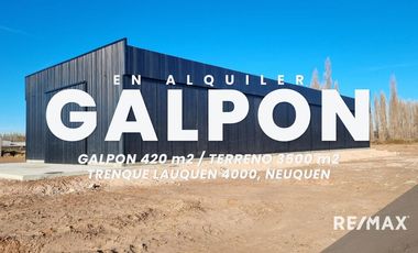 ALQUILER GALPON 420 m2, NEUQUEN
