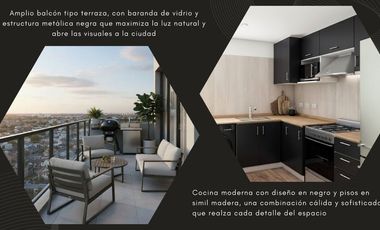 Venta Departamento 2 Amb c/ balcon y coch. Muñiz