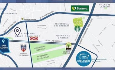DEPARTAMENTO EN RENTA EN SAN MARINO ZONA NORTE TORREON