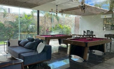 Renta casa amuebla, Privada El Origen, paneles solares. Carr Merida Progreso