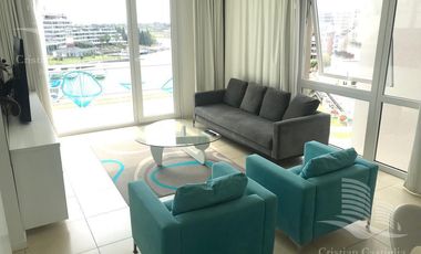 Venta y Alquiler - Departamento 2 Ambientes vista a la Bahía, Balcón - Bahia Grande, Nordelta