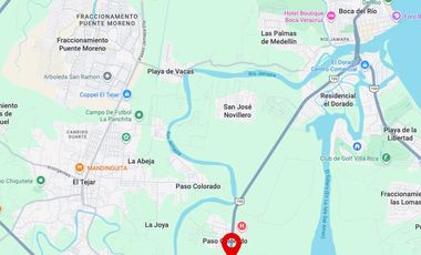 Terreno en renta sobre la Carretera Paso del Toro - Boca del Río