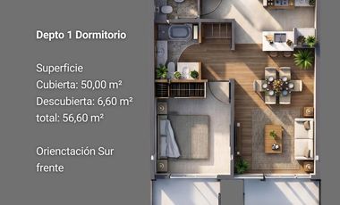 Venta - Depto 1 Dormitorio - Tipología J - Centro Oeste - Neuquén Capital