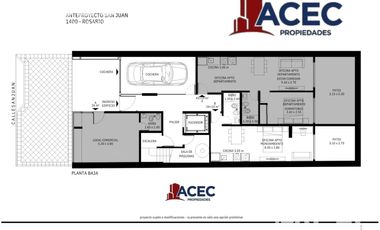 Venta - Departamento con  Patio - Barrio Centro