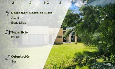 Casa 3 ambientes en Costa del Este