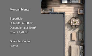 Venta - Monoambiente - Tipología K - Centro Oeste - Neuquén Capital