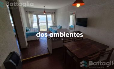 Dos ambientes con increíble vista al mar y amenities exclusivas