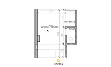 Venta oficina | balcón | Abasto Rosario