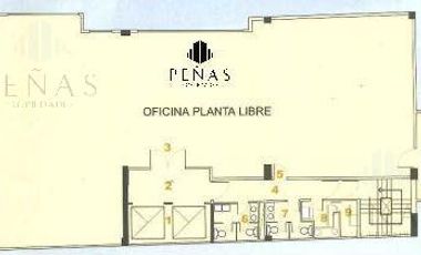 Impecable Piso de Oficina 330 m2  en Centro sobre 9 de Julio