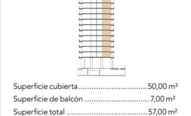 FINANCIADO - Departamento 2amb en VENTA en torre Belvédère Smart Residences - ENTREGA 6/2026