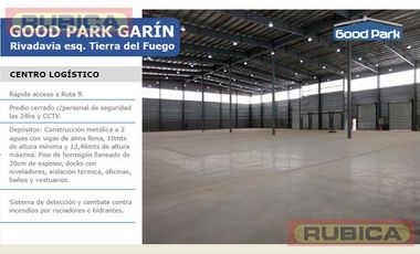 Depósito 3.160 m2 triple A, Centro Logistico en Garin. Panamericana km.37