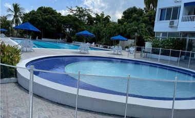 Rento Apartamento en Primera Línea del Mar cerca al Decameron