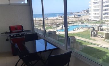 Departamento en Venta en Se Vende Amoblado Departamento con Vista al Mar en Los Molles – Condominio Costanera del Mar