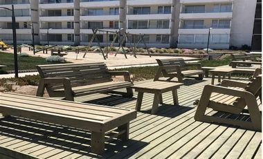 Departamento en Venta en Se Vende Amoblado Departamento con Vista al Mar en Los Molles – Condominio Costanera del Mar