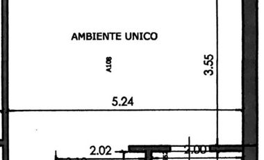 Departamento Monoambiente en alquiler Saenz Peña
