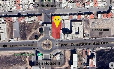Terreno comercial en renta en Zen House II, El Marqués, Querétaro
