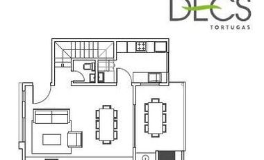 Casa  en Venta 4 ambientes con Jardín en Decs Tortugas