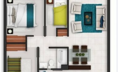 VENTA DEPARTAMENTO 3HAB 1BA EL TABO