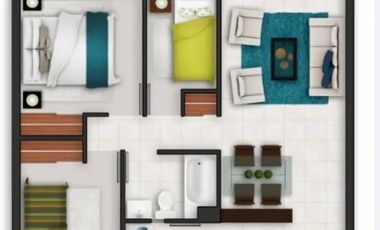 VENTA DEPARTAMENTO 3HAB 1BA EL TABO