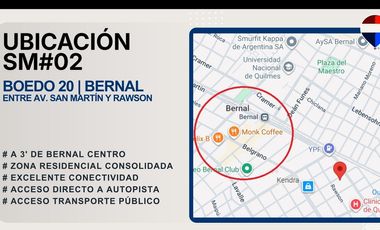 VENTA DEPARTAMENTO 2 AMBIENTES. 48 CUOTAS. BERNAL