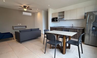 Departamento amueblado 2 recámaras en renta en Mérida