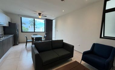 Departamento amueblado 2 recámaras en renta en Mérida