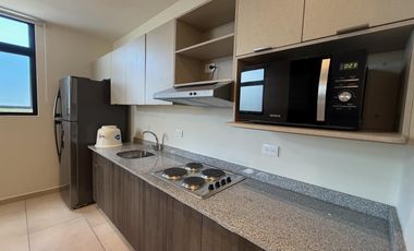 Departamento amueblado de 1 recámara en renta en Mérida