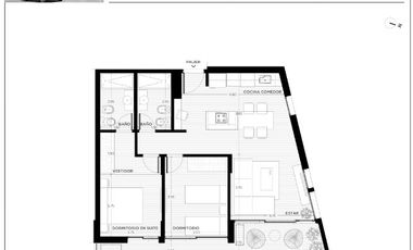 Departamento EN VENTA - 2 Dorm. + Balcón corrido - Av. Avellaneda 400, Rosario