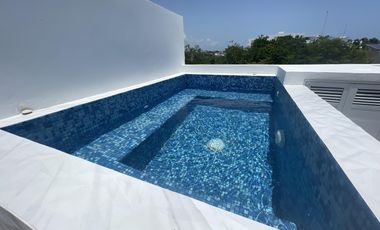 Hermosa casa 3 hab, 3.5 baños, jacuzzi y alberca en Playa del Carmen