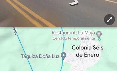 Terreno en venta a pie de carretera Tepic-aguamilpa cerca de Laguna Mora en Tepic, Nayarit