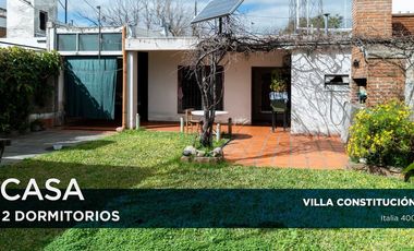 CASA DOS DORM + COCHERA Y PATIO VILLA CONSTITUCION