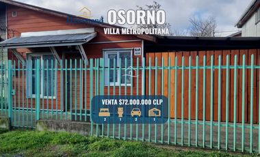 Casa en venta  en OSORNO