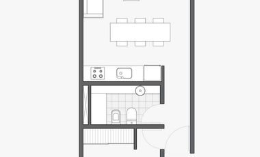 Departamento en  venta de 2 ambientes con financiación amplia.