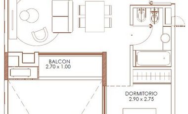 Nice Cordoba - Venta Depto. 2 amb - balcón - Entrega fines 2026