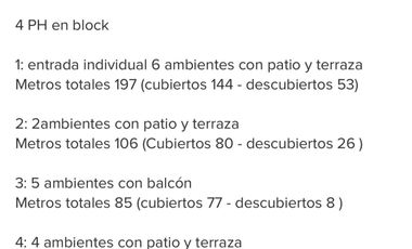 VENTA PH 5 AMBIENTES EN BLOCK PERMUTA FINANCIACION
