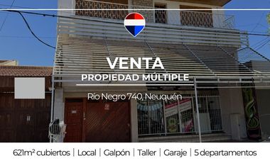 VENTA LOCAL+5 DPTOS+TALLER+GALPÓN+GARAGE NEUQUÉN