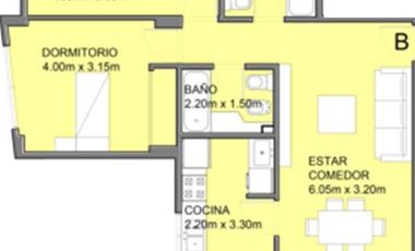 Alquiler Departamento 3 ambientes cochera cubierta centro Villa Ballester