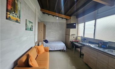 Apartaestudio amoblado para arriendo en Laureles Medellín