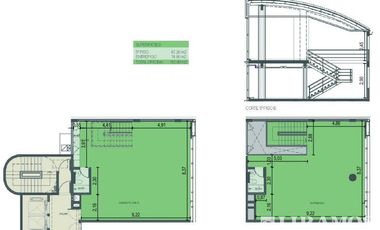 Alquiler de oficina de 180 m2 en Olivos