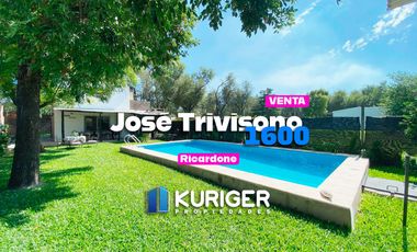 Venta casa de 2 dormitorio con pileta en Ricardone. Apta crédito.