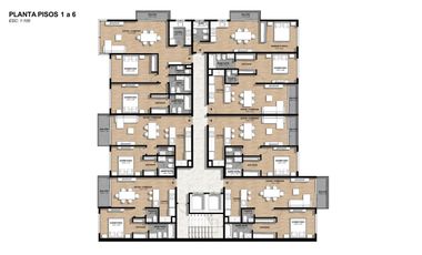 ALQUILER departamento 2 ambientes con cochera a estrenar en Vicente López, amenities
