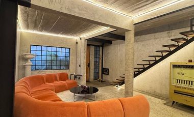 Casa Brutalista a la Renta en Roma Norte