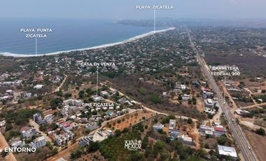 Casa en venta en Residencial Don Goyo – La Punta Zicatela, Puerto Escondido, Oaxaca